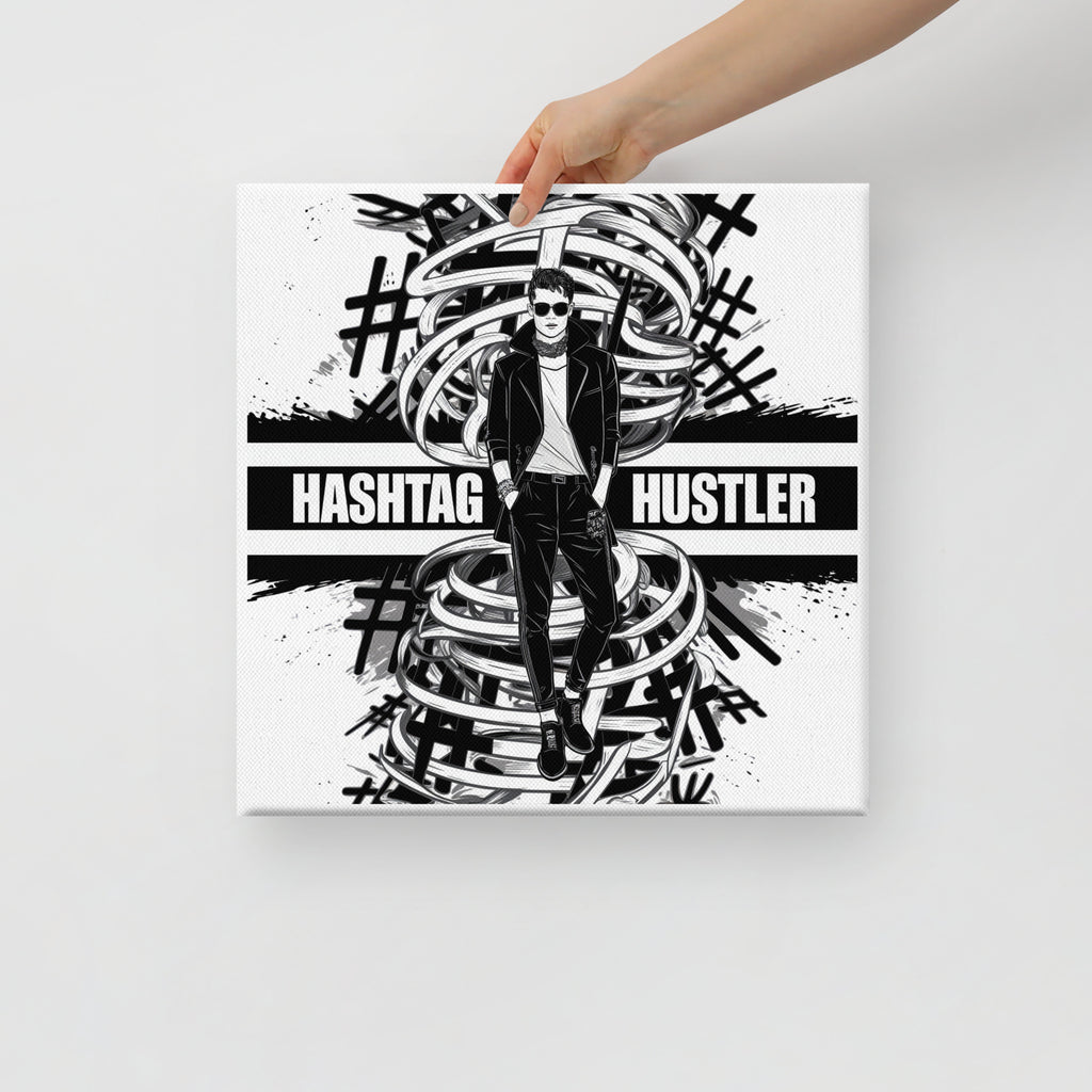 "Hashtag Hustler" Canvas