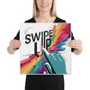 "Swipe Up" Canvas