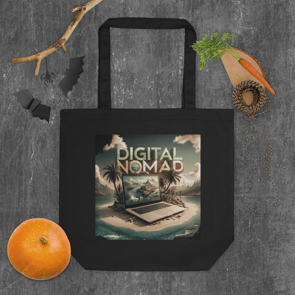 "Digital Nomad" Eco Tote Bag