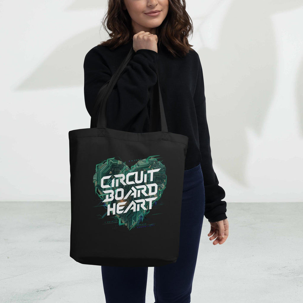 "Circuit Board Heart" Eco Tote Bag