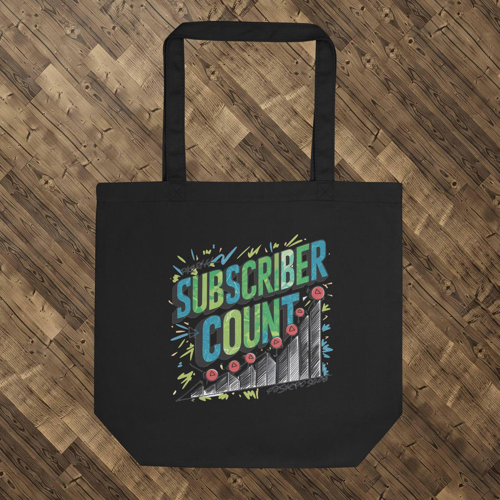 "Subscriber Count" Eco Tote Bag