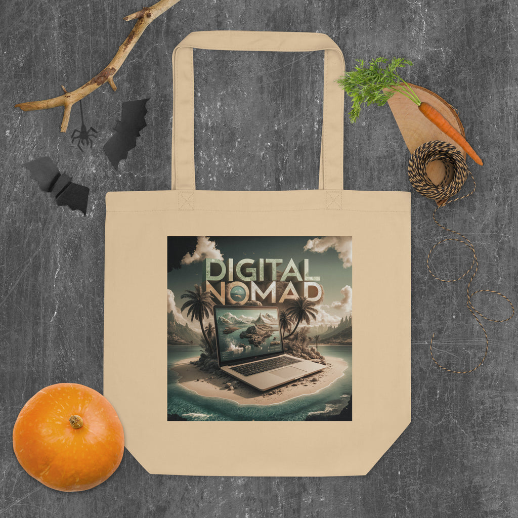 "Digital Nomad" Eco Tote Bag