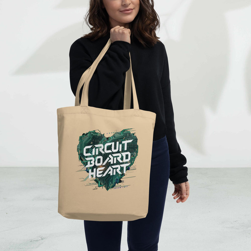 "Circuit Board Heart" Eco Tote Bag