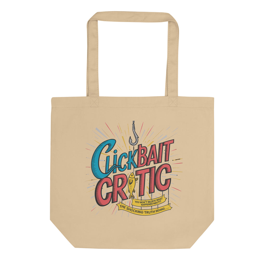 "Clickbait Critic" Eco Tote Bag