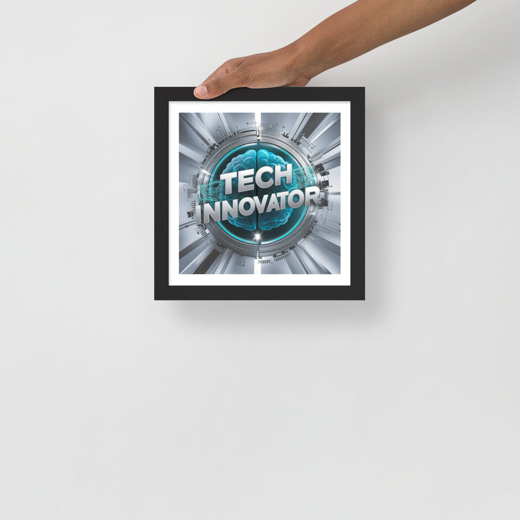 "Tech Innovator" Framed Poster