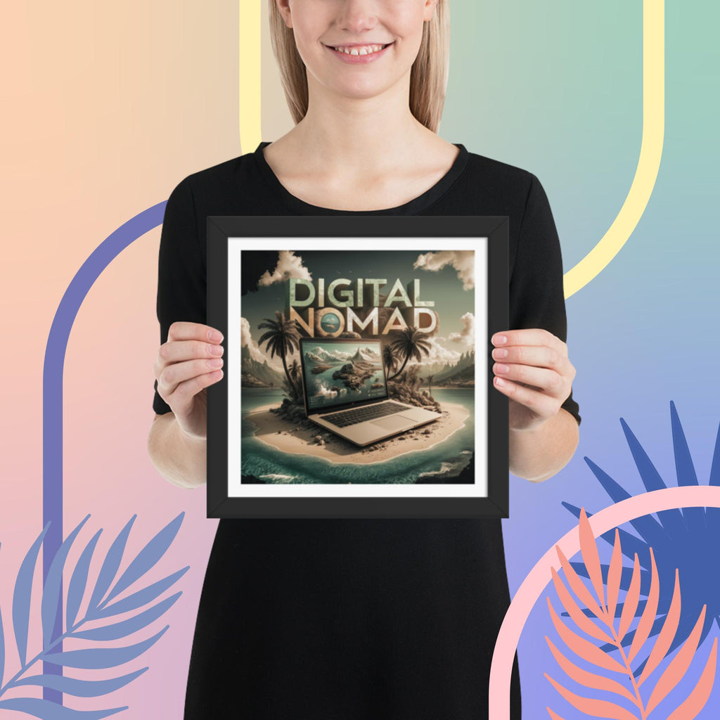 "Digital Nomad" Framed Poster