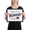 "Hackathon" Framed Poster