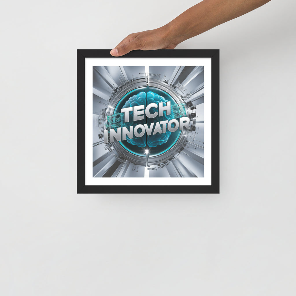 "Tech Innovator" Framed Poster