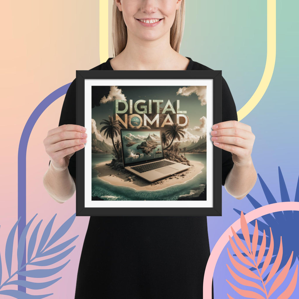 "Digital Nomad" Framed Poster