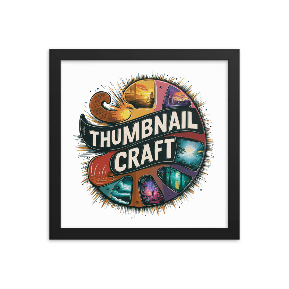 "Thumbnail Craft" Framed Poster