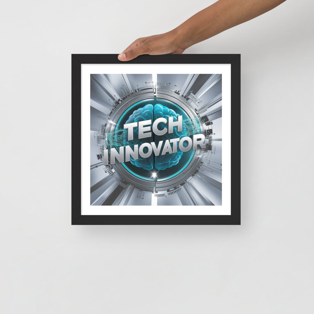 "Tech Innovator" Framed Poster