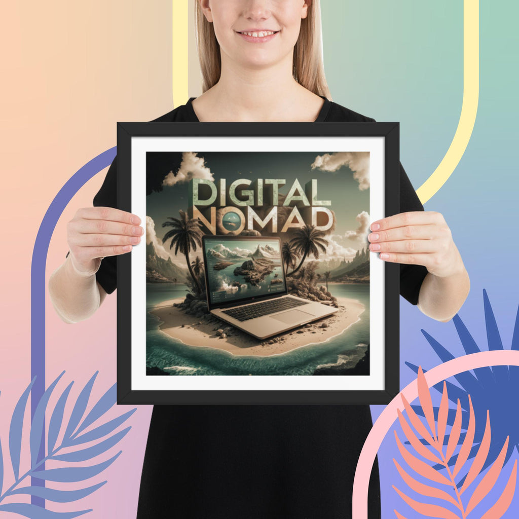 "Digital Nomad" Framed Poster