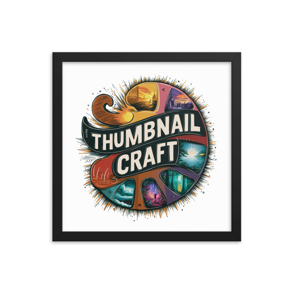 "Thumbnail Craft" Framed Poster