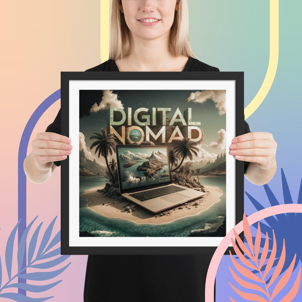 "Digital Nomad" Framed Poster