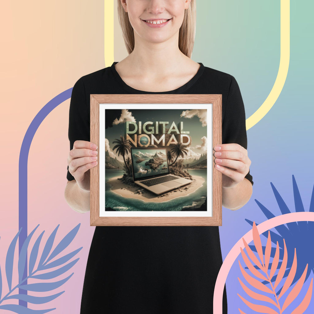 "Digital Nomad" Framed Poster