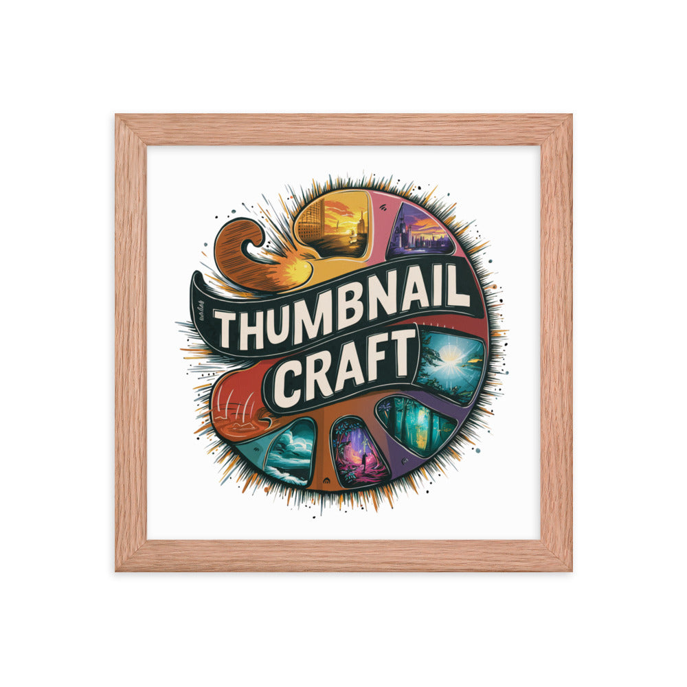 "Thumbnail Craft" Framed Poster