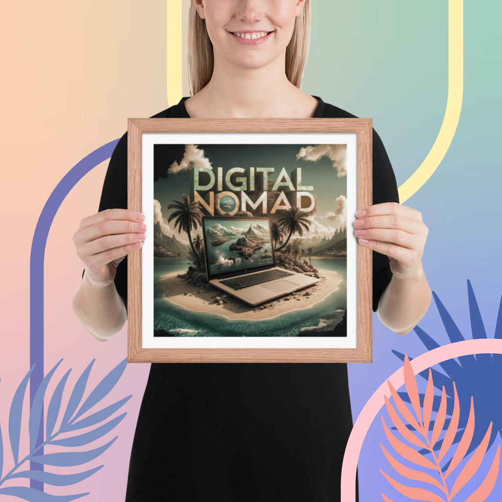 "Digital Nomad" Framed Poster