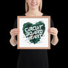 "Circuit Board Heart" Framed Poster