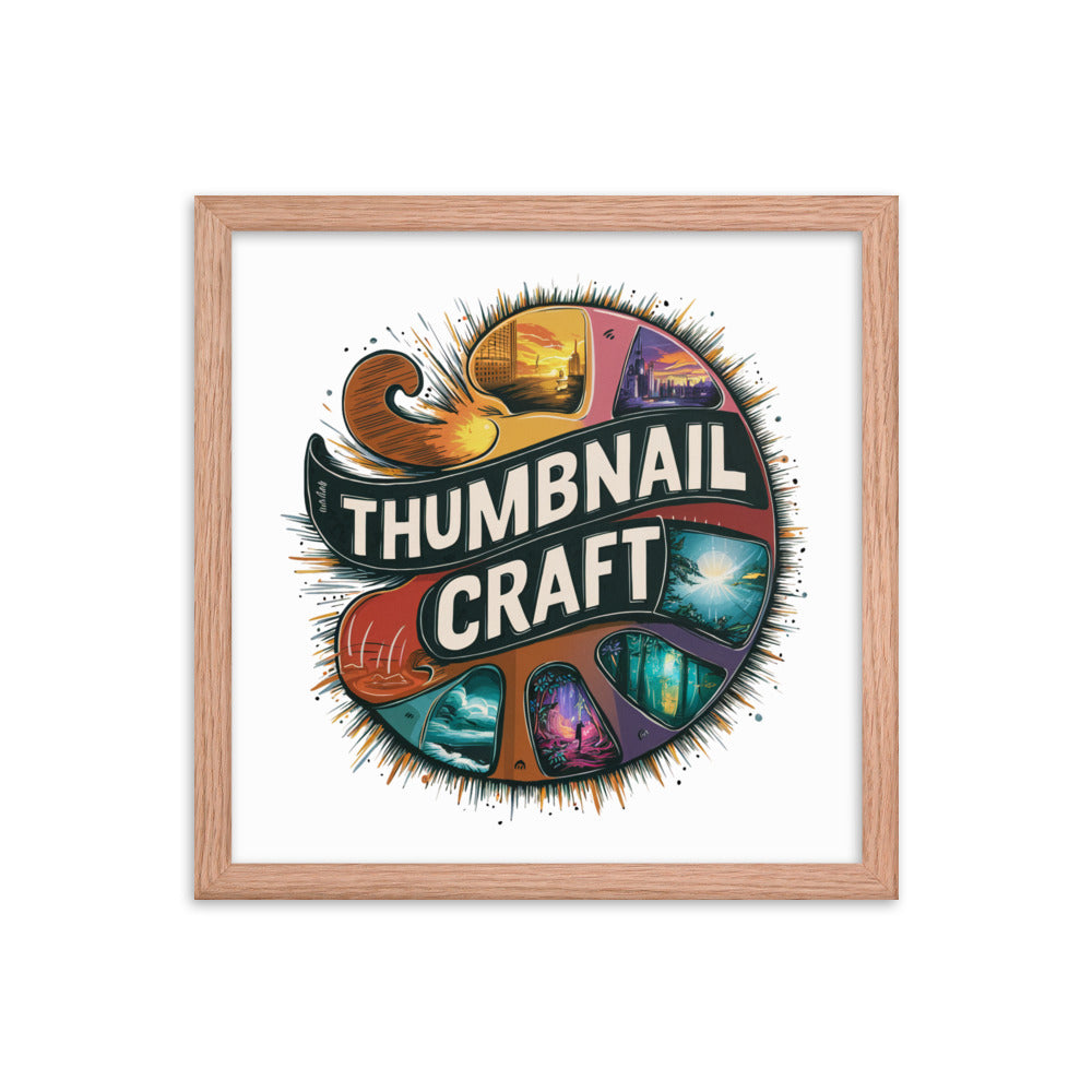 "Thumbnail Craft" Framed Poster