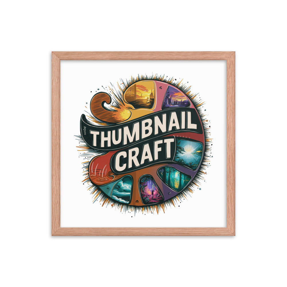 "Thumbnail Craft" Framed Poster