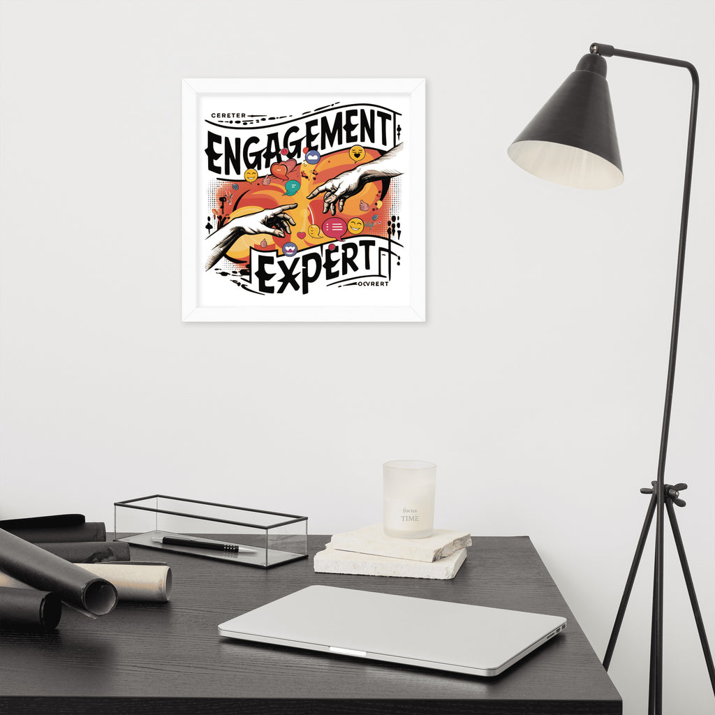 "Engagement Expert" Framed Poster