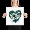 "Circuit Board Heart" Framed Poster