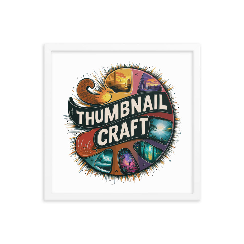 "Thumbnail Craft" Framed Poster