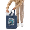 "Tech Innovator" Organic Denim Tote Bag