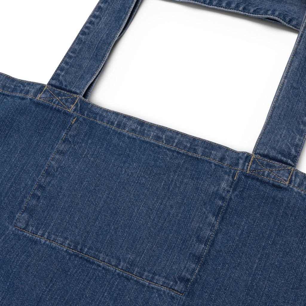 "Tech Innovator" Organic Denim Tote Bag