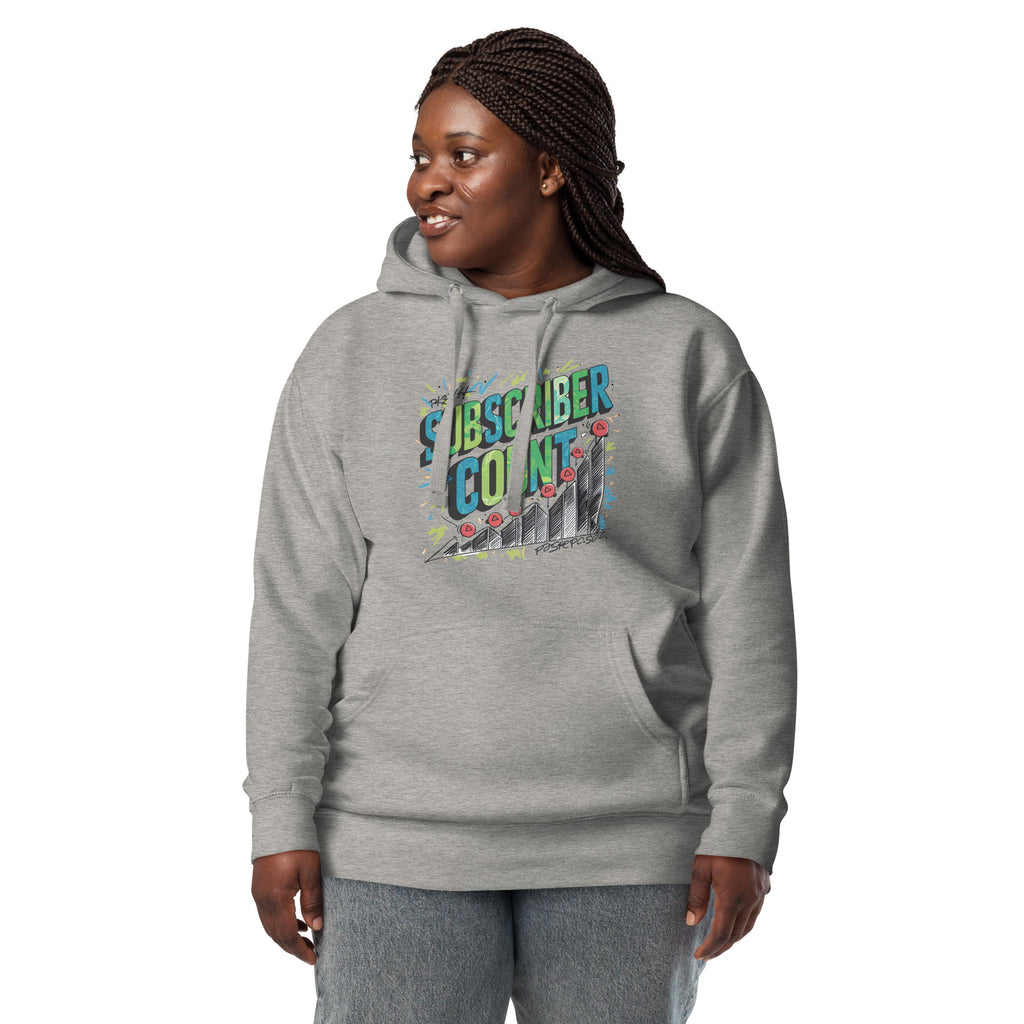 "Subscriber Count" Unisex Hoodie