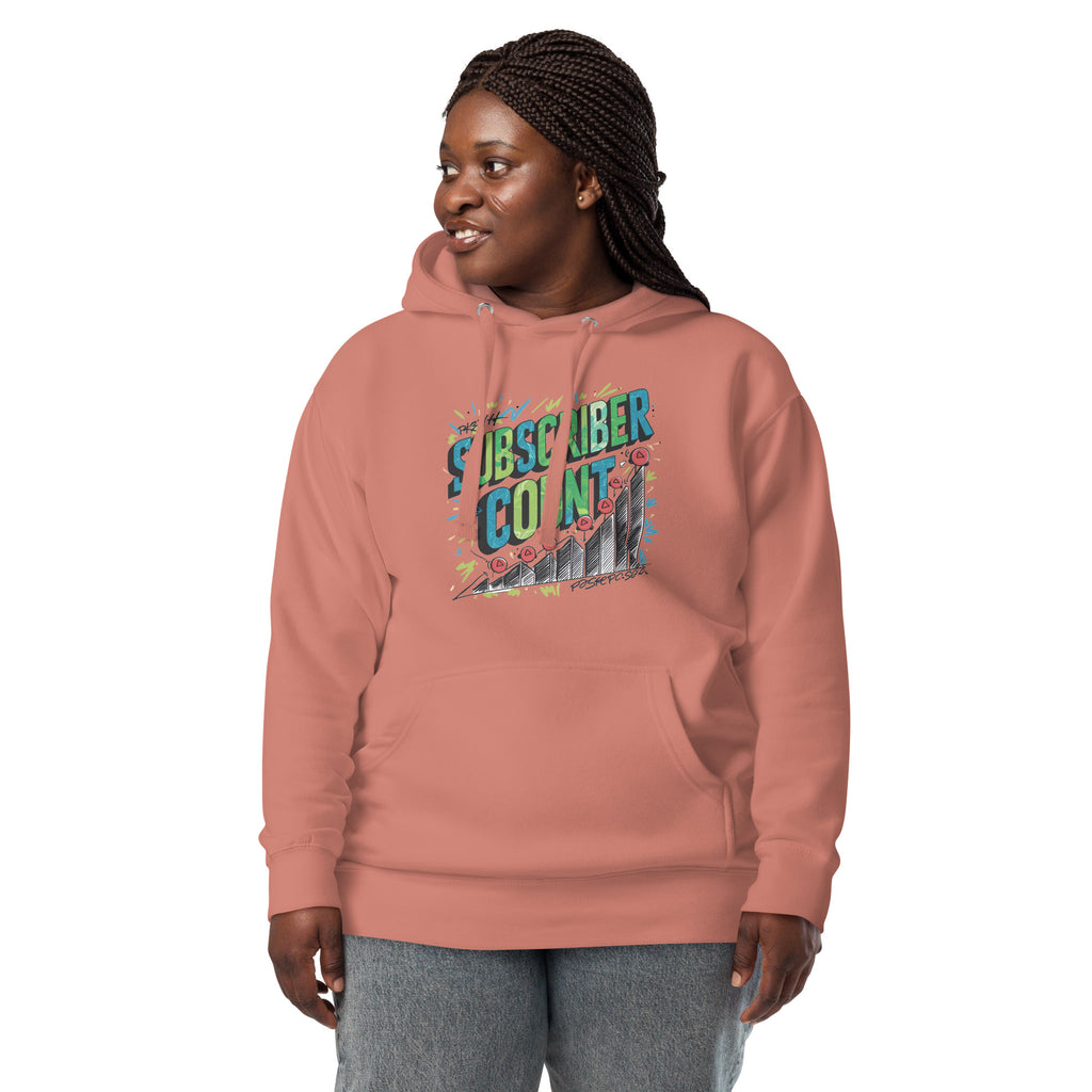 "Subscriber Count" Unisex Hoodie