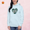 "Circuit Board Heart" Unisex Hoodie