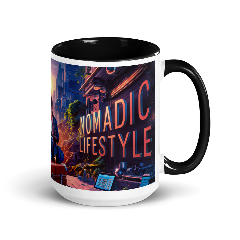 "Digital Entrepreneur, Nomadic Lifestyle" 15oz Mug