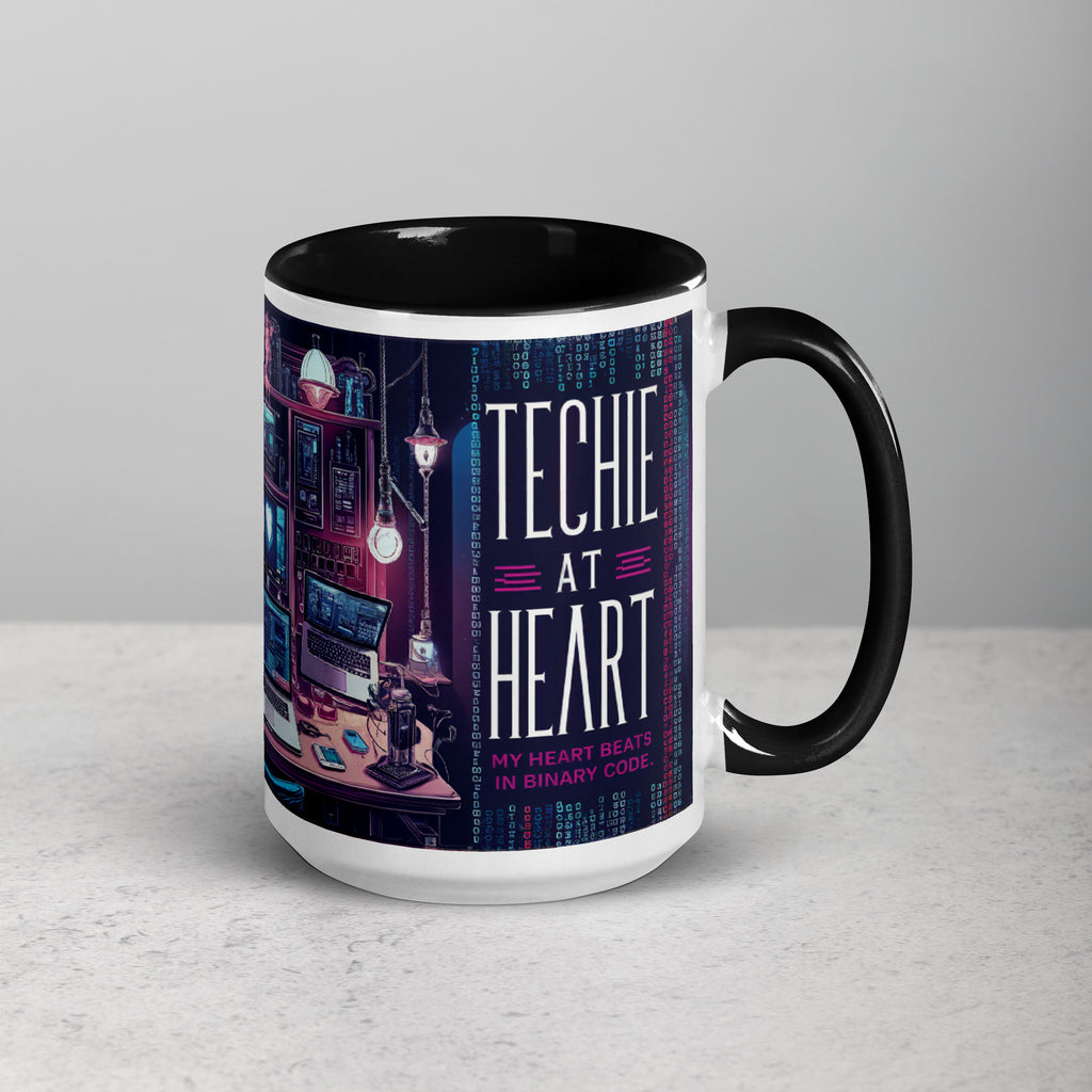 "Techie at Heart" 15oz Mug