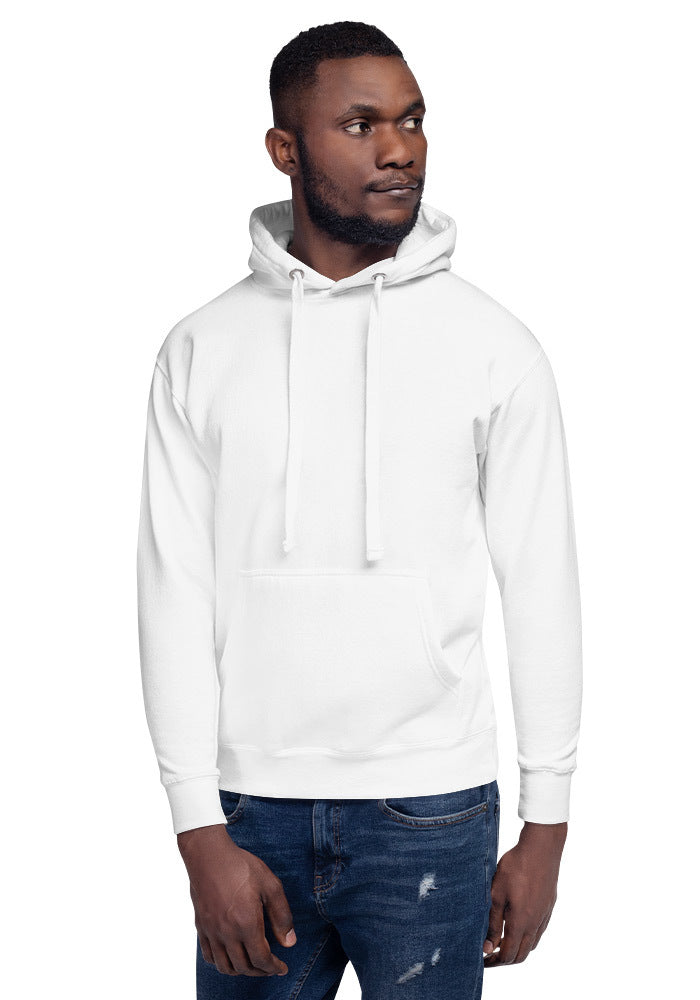 Blank Hoodie - Unisex Premium Pullover Hoodie - Whtie