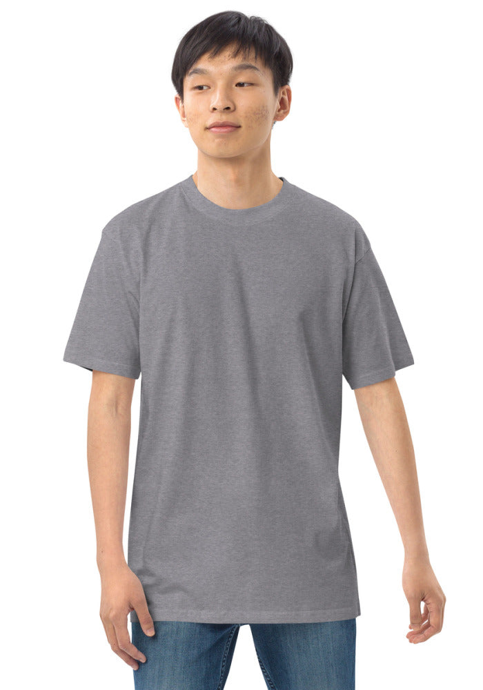 Blank T-Shirt - Unisex Premium Heavyweight Tee - Gray