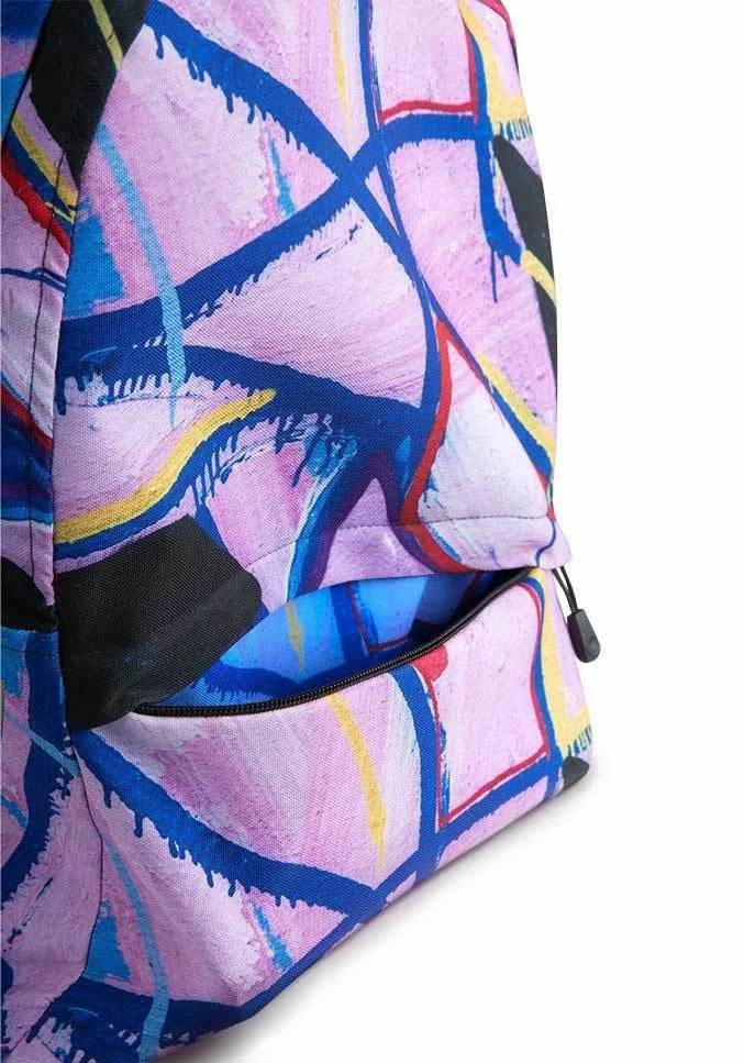 Blank backpack with custom design print